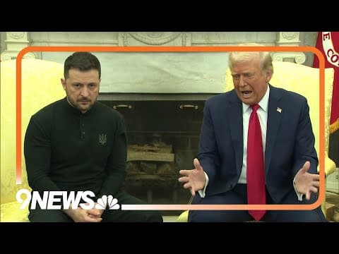 Trump to Zelenskyy: 'I don't think you'd be a tough guy without the United States'