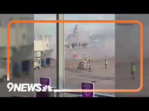 Lawsuit filed after plane engine fire at Denver airport