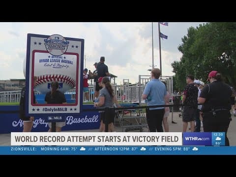 World record attempt starts at Victory Field