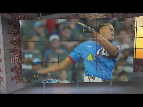 Nats player James Wood makes derby debut