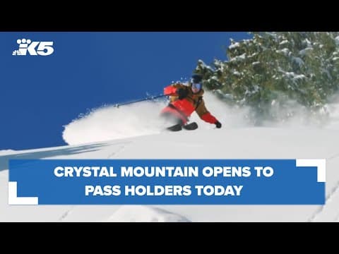 Crystal Mountain opens to pass holders today