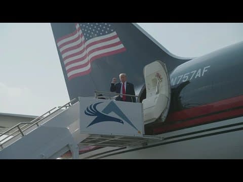 Former President Trump stops in New Orleans ahead of Thursday's debate