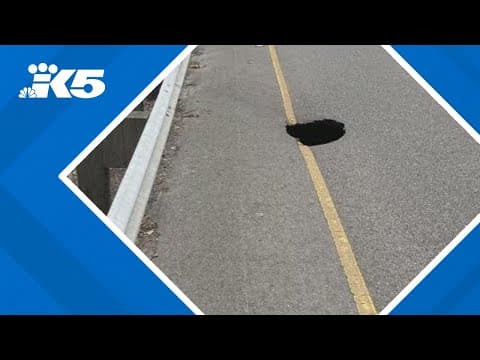 On-ramp in Tukwila closes indefinitely after hole discovered in roadway