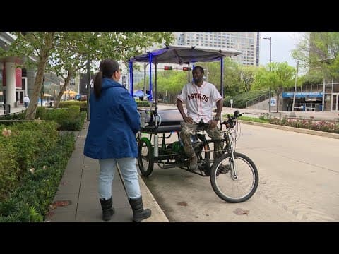 Houston industry celebrates return of Astros baseball: pedicab companies
