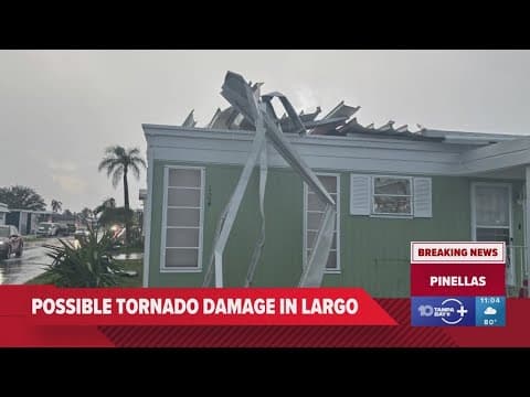 Severe storms leave damages throughout Pinellas County