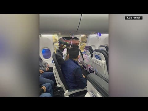 Investigation begins over plane door mishap on Alaska Airlines flight