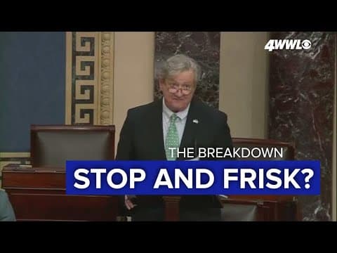 The Breakdown: Sen. Kennedy calls for stop and frisk in New Orleans despite existing policy