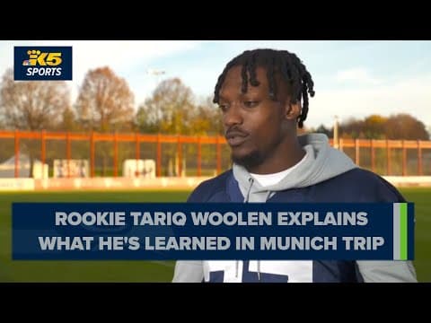 EXTENDED INTERVIEW: Tariq Woolen reveals what he has learned in Seahawks' Germany trip