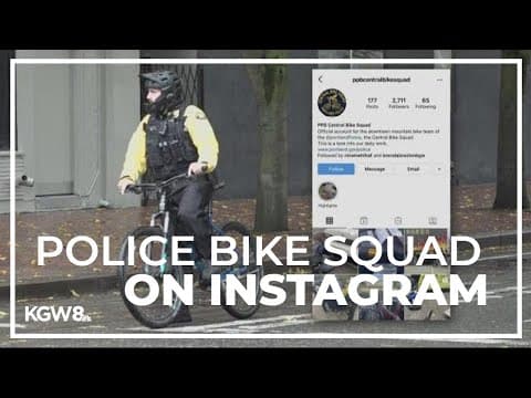 Instagram account spotlights Portland police bike squad