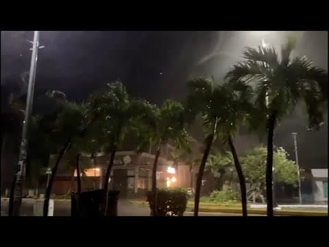 Hurricane Beryl brings rain, strong wind to Mexico