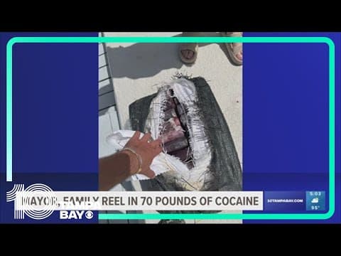 Tampa mayor finds 70 pounds of cocaine during family fishing trip