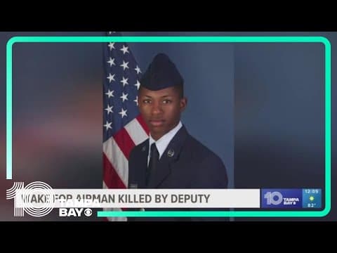 Wake organized for airman shot by Florida deputy