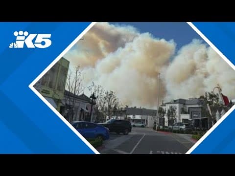 Winds expected to pick back up as California fires rage on