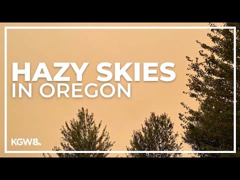Much of Oregon wakes up to hazy skies as wildfires burn across the state