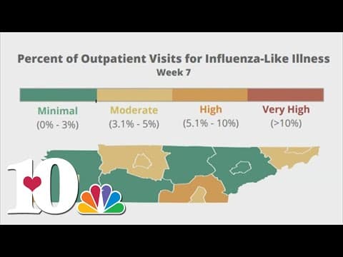 Fifth child dies in Tennessee after 7th week in this year's flu season