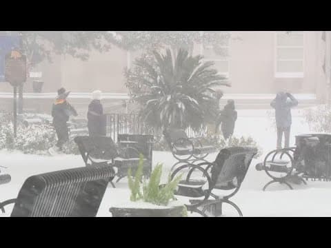 Snowfall continues nonstop in Houma; overnight risk for ice to increase