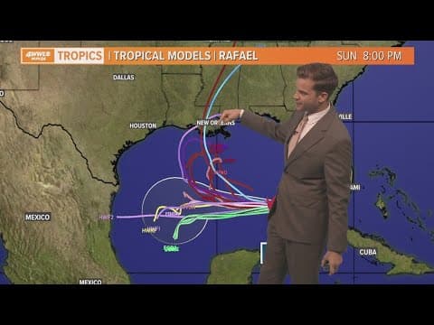 Thursday Noon Tropical Update: Steering currents could pull Hurricane Rafael north