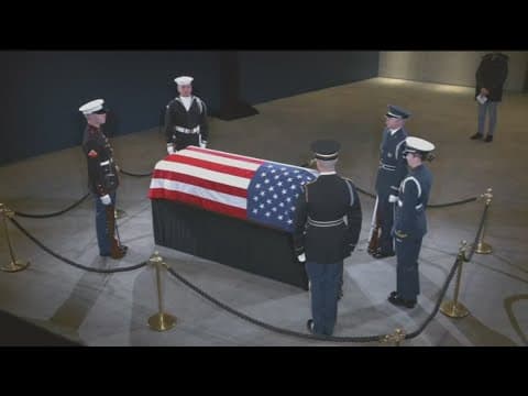 Funeral services begin for former President Jimmy Carter