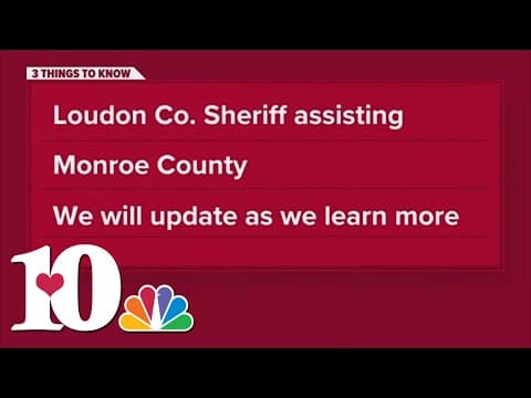 Loudon Co. deputies helping Monroe Co. Sheriff's Office respond to shooting, find suspects