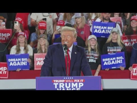 Kamala Harris and Donald Trump end their campaigns with large rallies