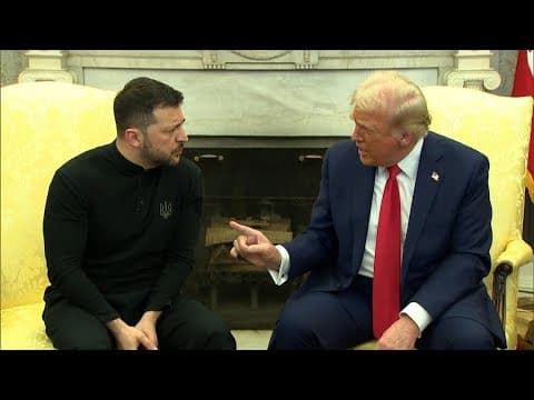 President Trump's approval rating decreasing after sparring match with Zelenskyy