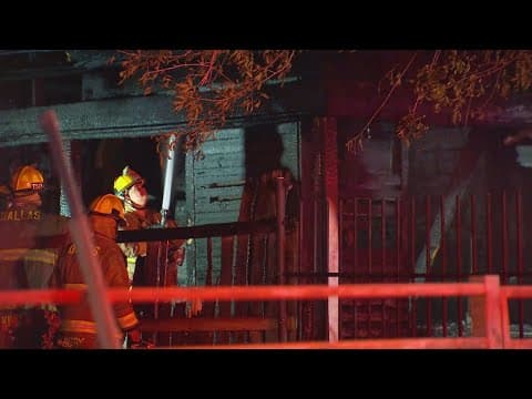 Three families displaced after West Dallas fire