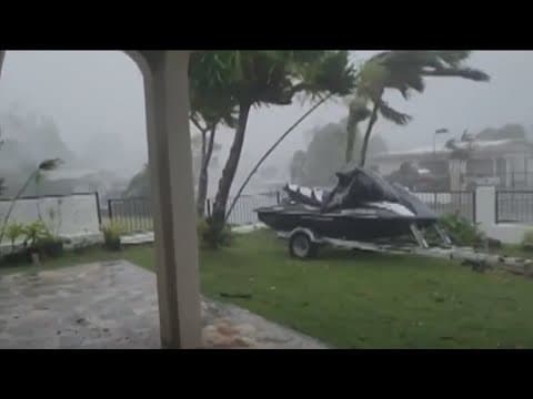 Typhoon Mawar batters Guam with 150 mph winds causing widespread damage