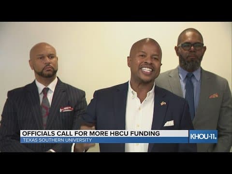 Officials call on Texas Gov. Greg Abbott to address lack of funding for HBCUs