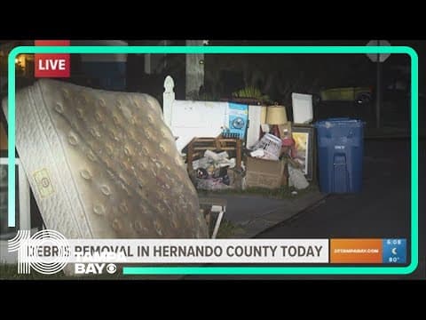Debris removal underway in Hernando County
