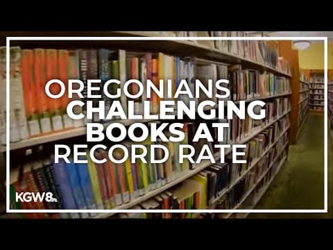 Report finds record-high number of books challenged in Oregon libraries within last year