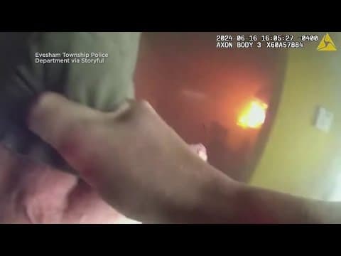 New Jersey officer rescues couple from house fire