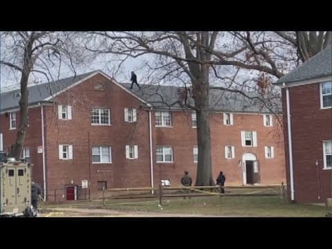 Armed man barricades himself for hours after attacking man with a bat in Fairfax County, police say