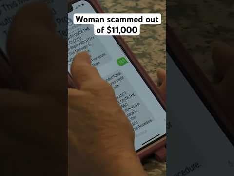 74-year-old woman scammed out of 11k, she clicked a link and they tracked her every move