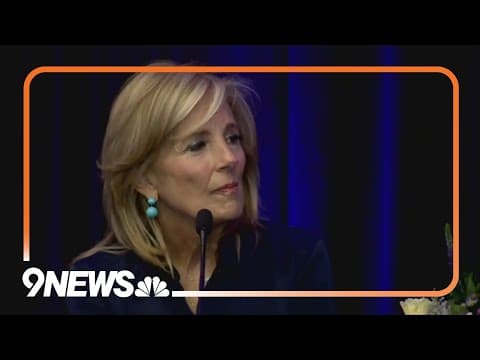 First lady Jill Biden stops in Colorado