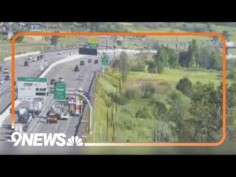 Plane crashes along I-25 in southern Douglas County