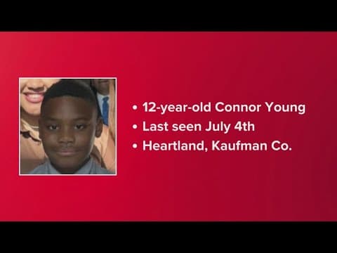 AMBER Alert issued for 12-year-old boy from Kaufman County, Texas