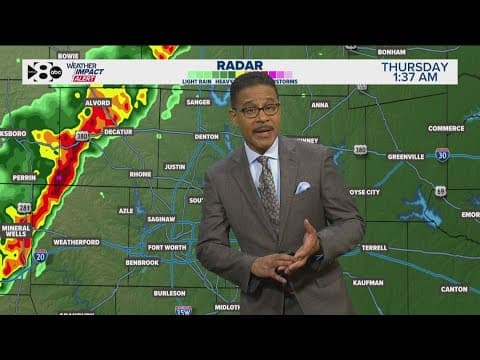 DFW Weather: Tracking potentially severe storms entering North Texas