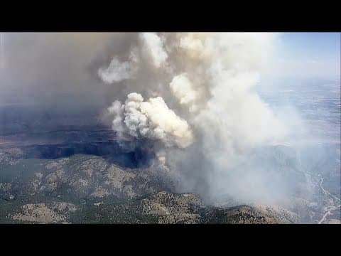 Colorado residents evacuate during 800-acre wildfire named Alexander Mountain Fire