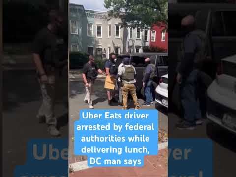 Uber Eats driver arrested while delivering lunch, DC man says