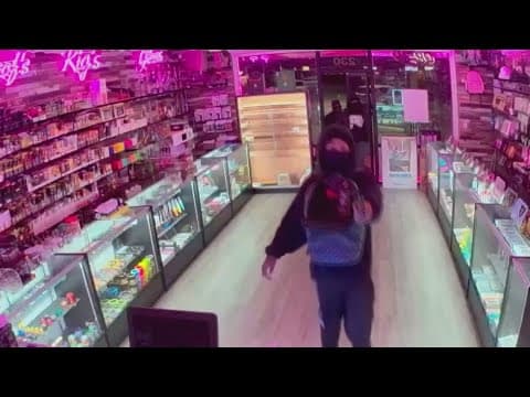 Police looking for four men who robbed a smoke shop