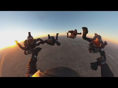 Ohio sea, space explorer takes on his next adventure: Skydiving