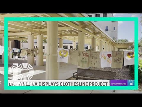 The Clothesline Project: Bay Pines VA raises awareness of sexual assault through art