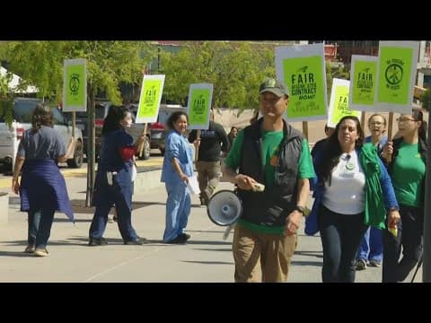 UC employees across California demand higher wages, affordable housing