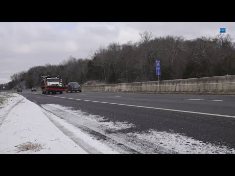 Some roads could refreeze on Thursday morning as temperatures begin to drop