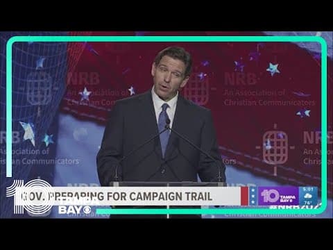 Gov. DeSantis preparing for presidential campaign trail