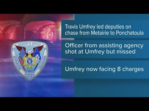 Deputies arrest Metairie man after violent struggle during multi-parish chase, sheriff says