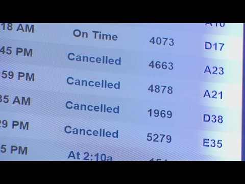 Flights grounded at DFW overnight as airlines struggle to catch up