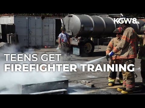 Portland teens get invaluable, hands-on exposure at youth firefighting camp