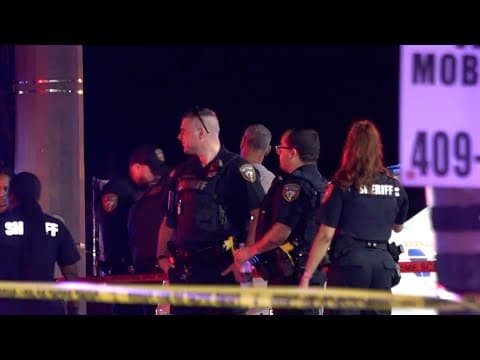 HCSO update: 1 dead after 7 people shot during large gathering at gas station near Crosby Freeway