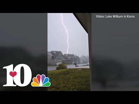 Storms rock Knox and Anderson counties with strong winds and large hail